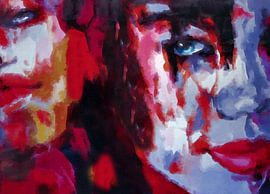 Painting of women's faces by Eye on You