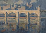 Meuse Bridge and Sappi by Nop Briex thumbnail
