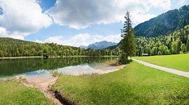 pictorial lake Ferchensee, spring landscape bavaria by SusaZoom