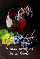 I just rescued some wine, it was trapped in a bottle
