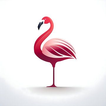 Vectorafbeelding Flamingo van PixelPrestige