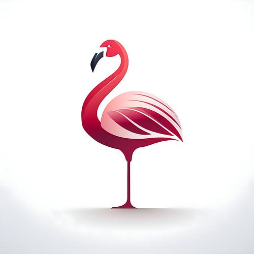 Vectorafbeelding Flamingo