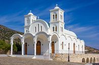White Church on Paros, Greece by Adelheid Smitt thumbnail