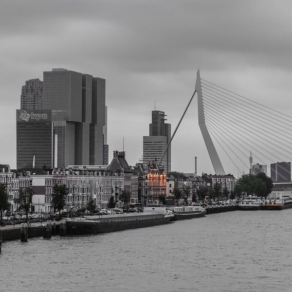 Rotterdam Erasmusbrug (67154) van John Ouwens