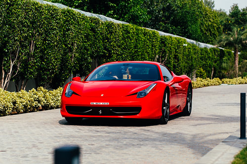 Italian Excellence - Ferrari 458 Italia Front Three-Quarter View
