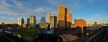 Amsterdam Zuidas Panorama Weit von Mark den Hartog