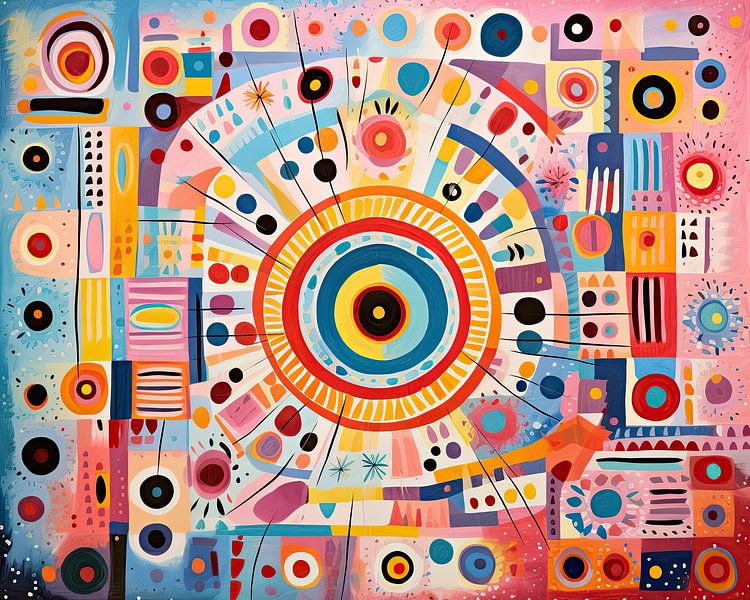 Abstract Geometry by Abstract Painting
