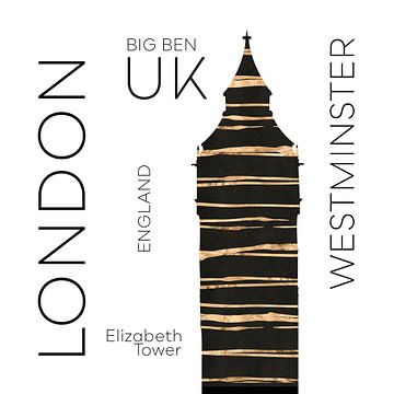 Urban Art LONDON Big Ben von Melanie Viola