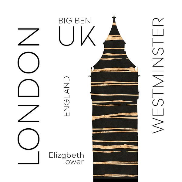 Urban Art LONDON Big Ben by Melanie Viola