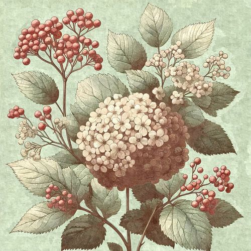 Vintage  Berry poetry