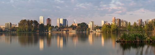 Skyline from Kralingse plas by Prachtig Rotterdam