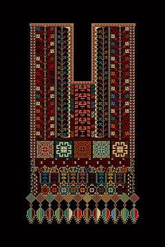Modèle d'ornement Tatreez 52 sur Richard Laschon