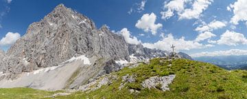 Mountain panorama Dachstein South Face by Coen Weesjes