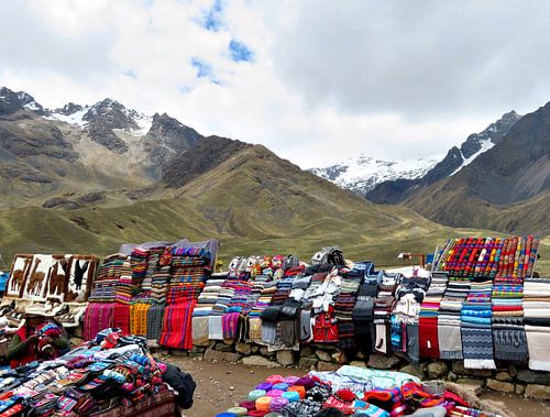 Market in the Andes of Peru