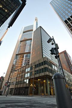 Skyline of the modern metropolis of Frankfurt am Main
