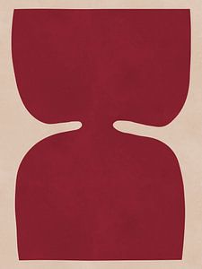Formes organiques rouges 5