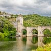 Middeleeuwse brug Cahors - Pont Valentré van Jan Jansen Natuurfotografie