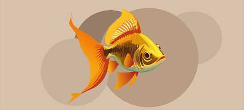 Goldfisch von Lens Design Studio
