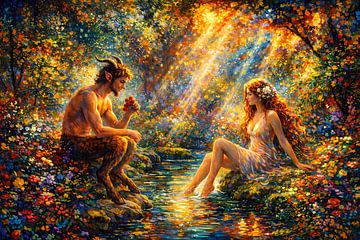 Märchenhafte Begegnung von Linda de Klein