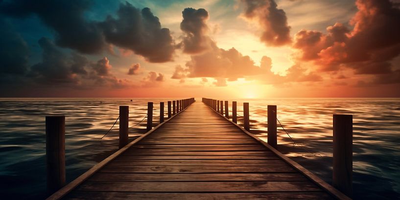 Landschap van fernlichtsicht