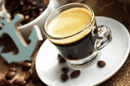 Espresso in maritime ambiance  by Tanja Riedel