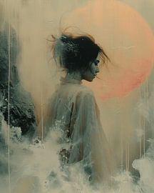 Les quatre éléments : la terre, l'eau, le feu et l'air sur Carla Van Iersel