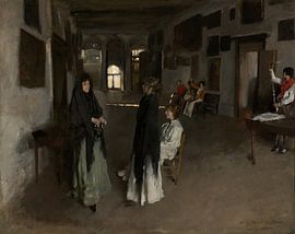 Een Venetiaans interieur, John Singer Sargent