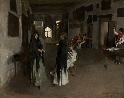 Een Venetiaans interieur, John Singer Sargent