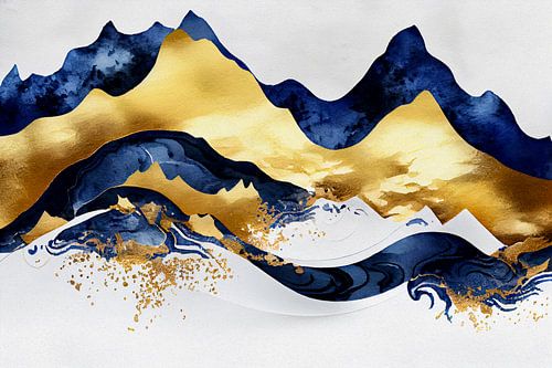 Gleaming Azure Mountains