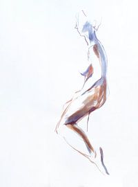 Assis nu sur Anny Body