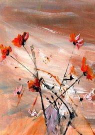 in red by Claudia Gründler