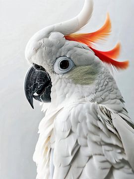 witte papegaai van haroulita