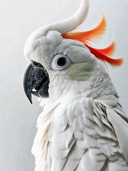 white parrot by haroulita