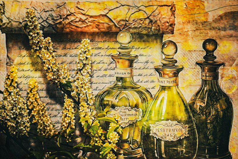 Trois bouteilles et un scénario par Helga Blanke