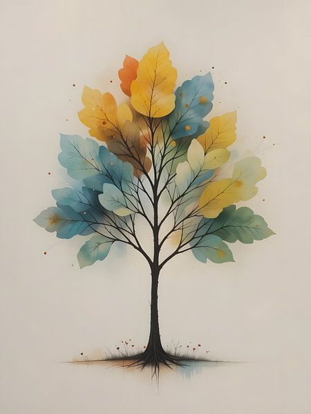 The autumn tree - a natural wonder by HorizonArtistry