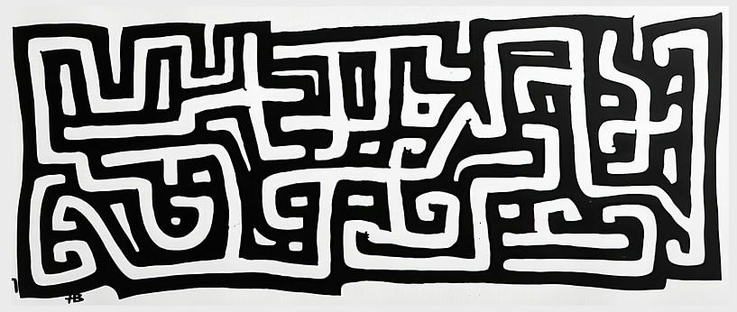 Modern Lines | Illustration by ARTEO Paintings