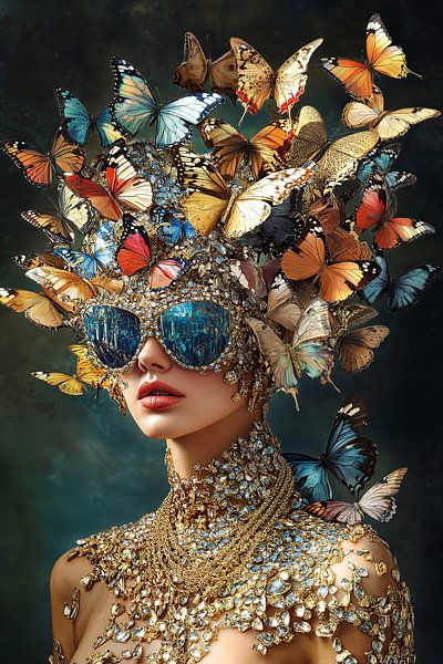 Butterfly woman by ARTemberaubend