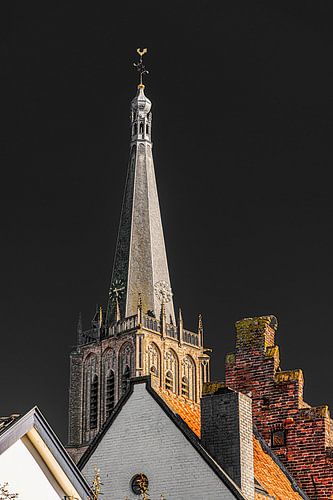 The church tower of the Grote- or Martinikerk in Doesburg