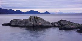Mystisches Licht über der Küste der Lofoten