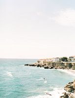 Uitzicht over de zee in het plaatsje Nerja