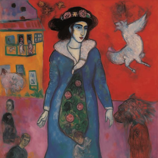 Klimt meets Chagall van Ton Kuijpers