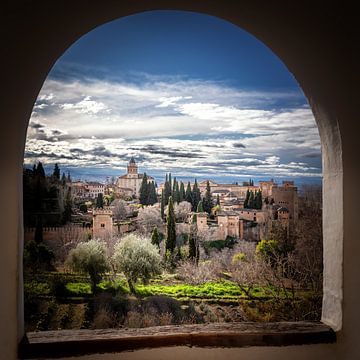 View of Alhambra Granada Spain by Marco Rutten