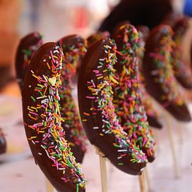 chocolade bananen van Ans Anna Lambregts