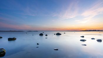 Zonderondergang aan de Zweedse westkust