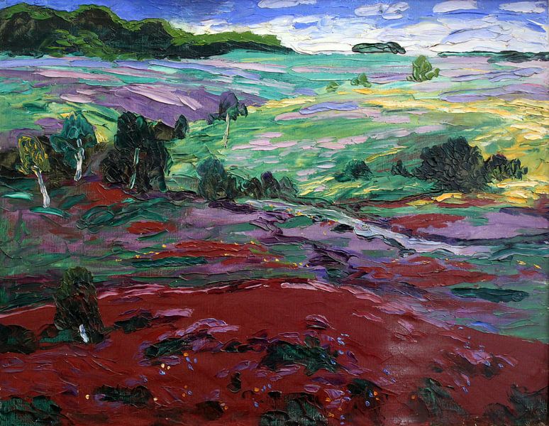 Landschaft auf Sylt anagoria - Wenzel Hablik, 1910 von Atelier Liesjes