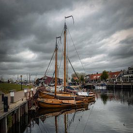 Anciens bateaux de pêche néerlandais sur Mart Houtman