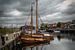 Alte holländische Fischerboote von Mart Houtman