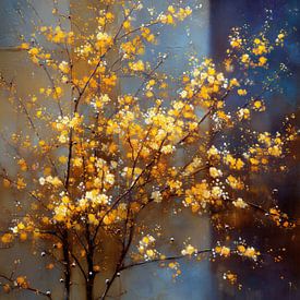 fleurs jaunes sur Peintures accrocheuses