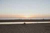 Zonsondergang bij Castricum aan Zee