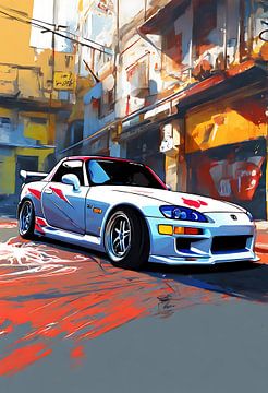 Honda s2000 splash art van kevin gorter